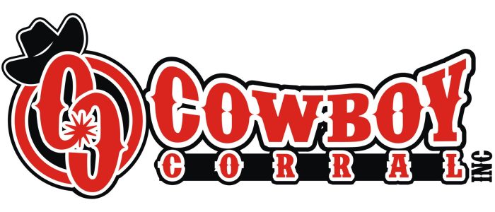 Cowboy Corral Inc.: Logo Western de Vaquero, Branding Empresarial y Diseño de Ganado