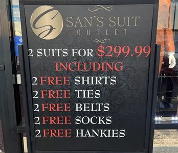 San’s Suit Outlet – Trajes de hombre en oferta, moda masculina de calidad a precios bajos