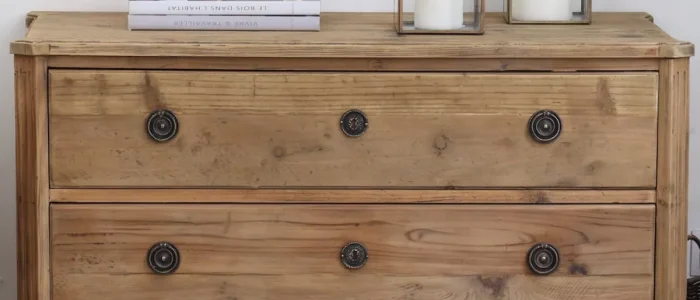 Cómoda rústica de madera – Elegancia natural y diseño clásico para tu hogar
