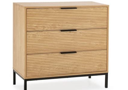 Cómodas modernas de 3 cajones: estilo y funcionalidad para tu hogar